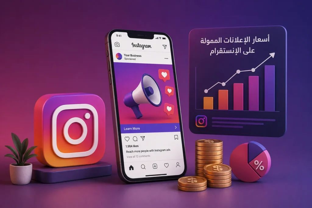 اسعار الاعلانات الممولة على الانستقرام