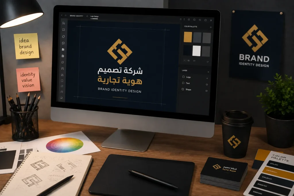 شركة تصميم هوية تجارية