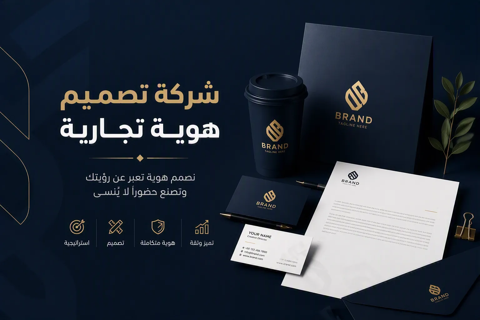 شركة تصميم هوية تجارية