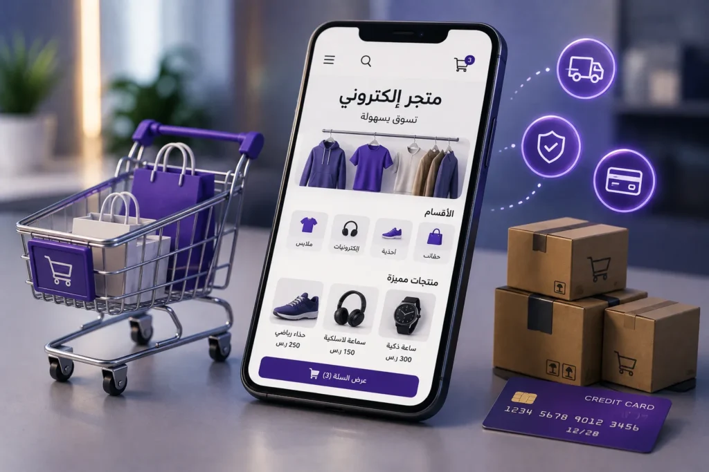 شركة تصميم متجر الكتروني